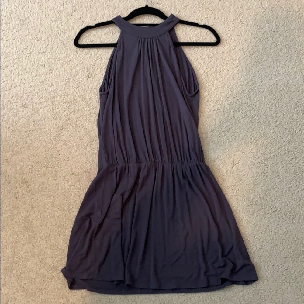 Gray High neck romper